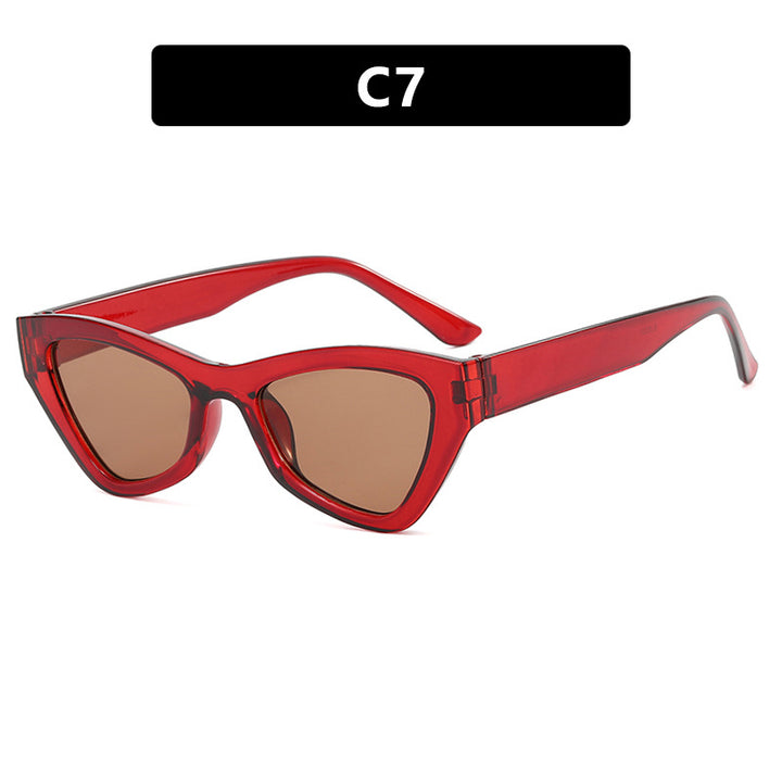 Women's fashion Cat-Eye sunglasses with transparent frame Bowlift