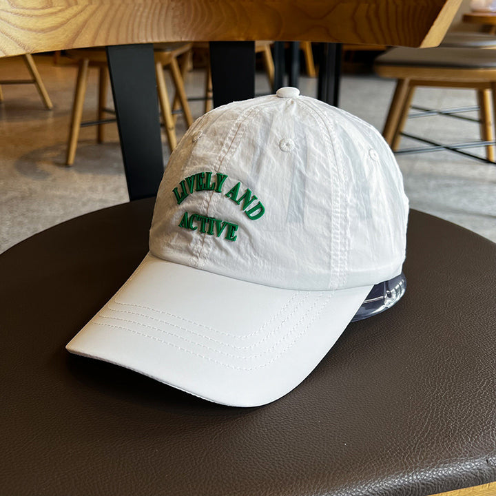 Women's Embroidered Active Lifestyle Baseball Cap Bowlift