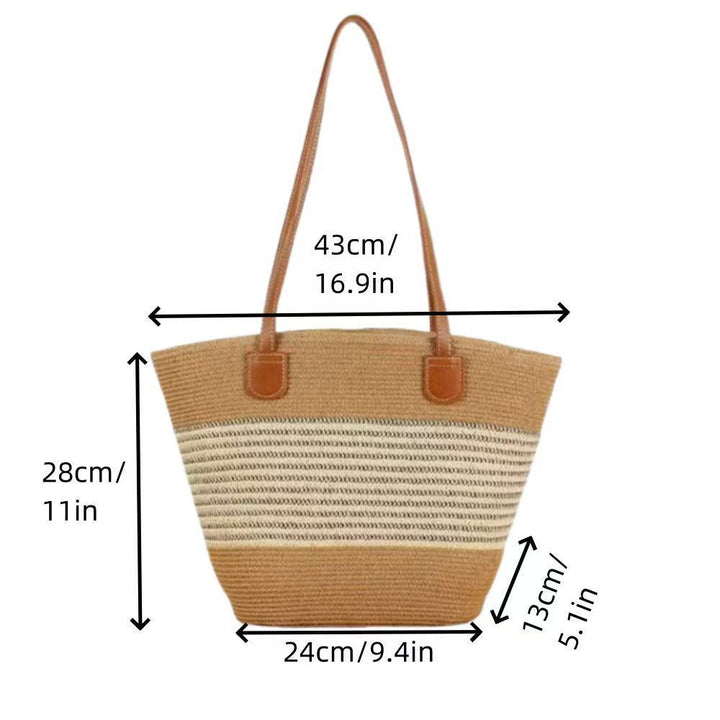 Beach bag with elegant woven design Bowlift