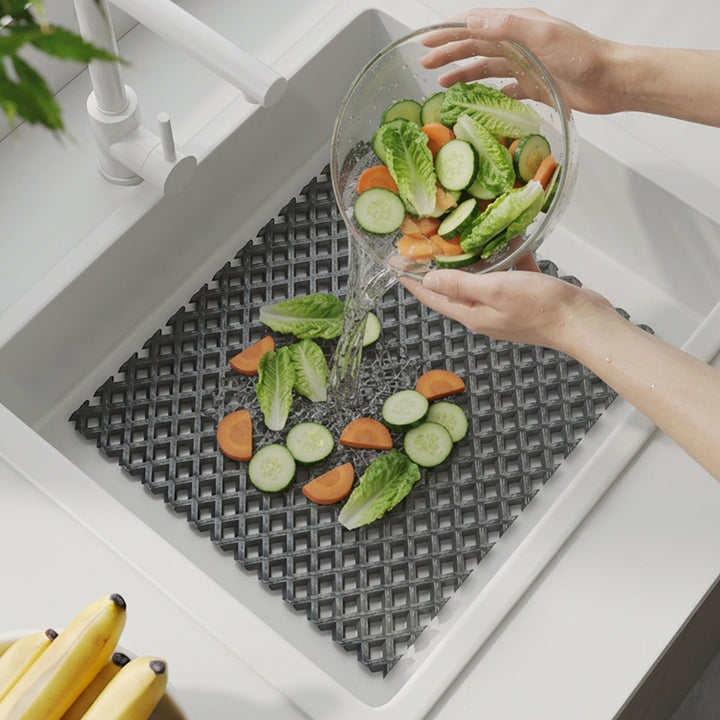 Versatile Kitchen Sink Draining Mat Bowlift