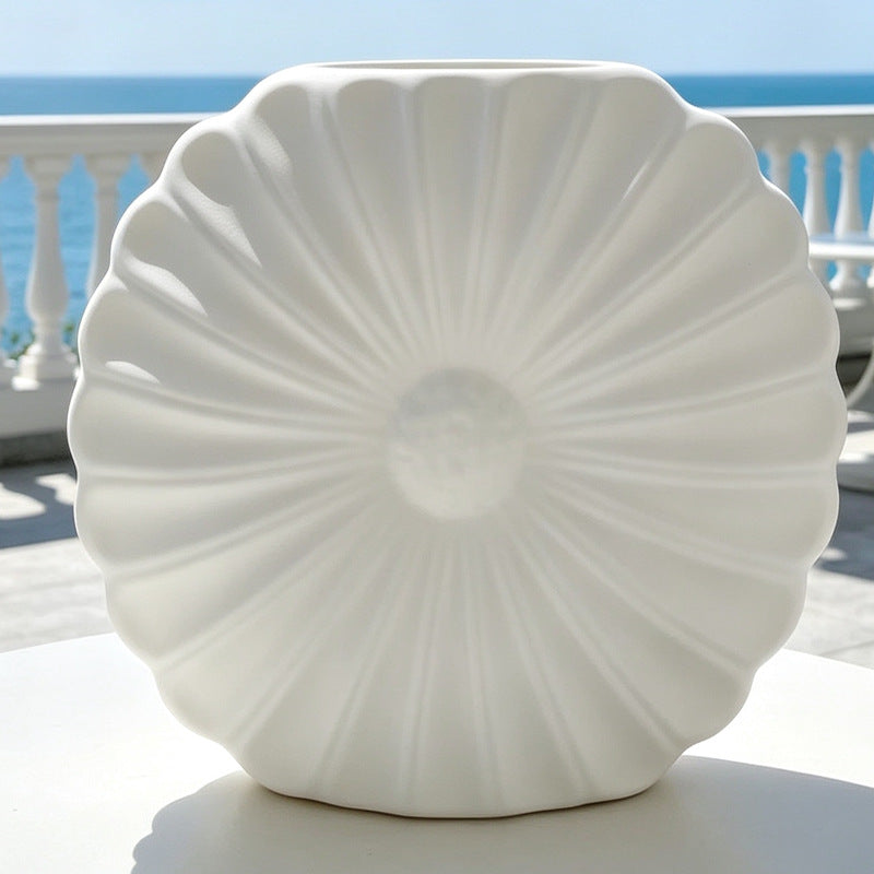 Artistic Fluted Decorative Planter Bowlift