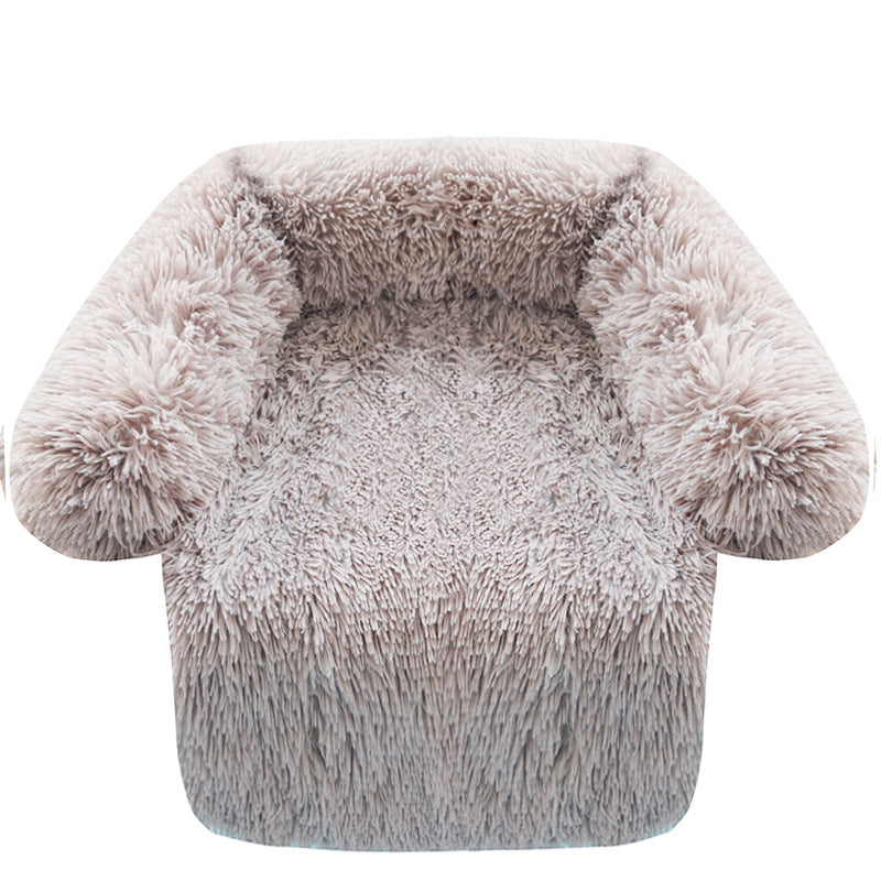 Cozy Textured Dog Bed Chair