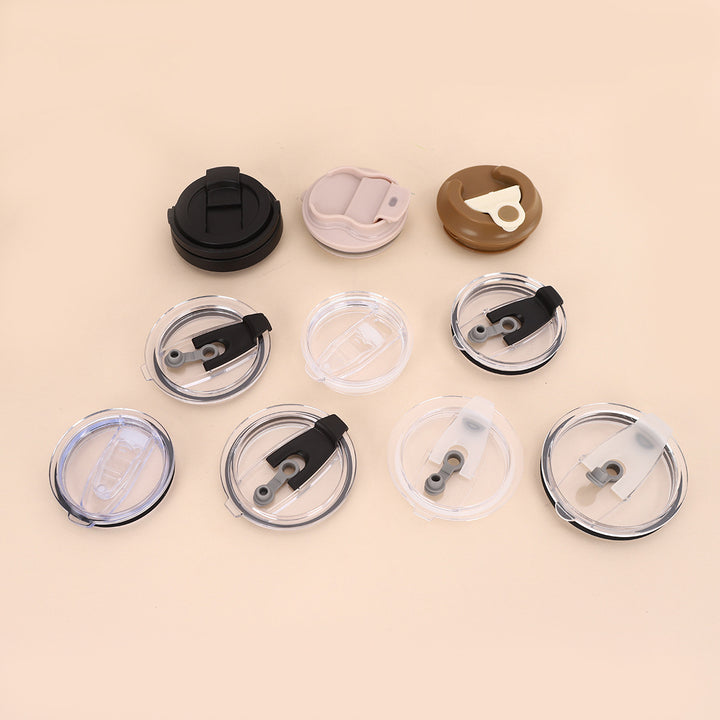 Spillproof Replacement Insulated Tumbler Lid With Silicone Gasket Flip Drinking Cover
