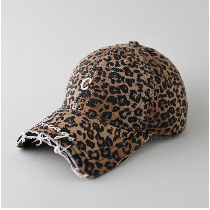 Women's Distressed Cotton Baseball Cap Bowlift 1784083462