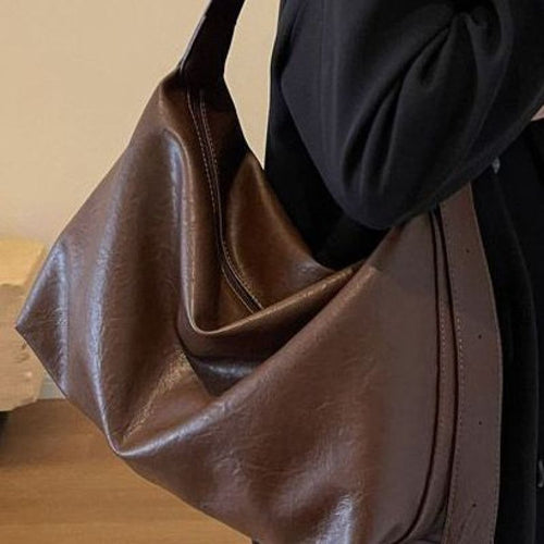 Soft Textured Shoulder Bag Bowlift