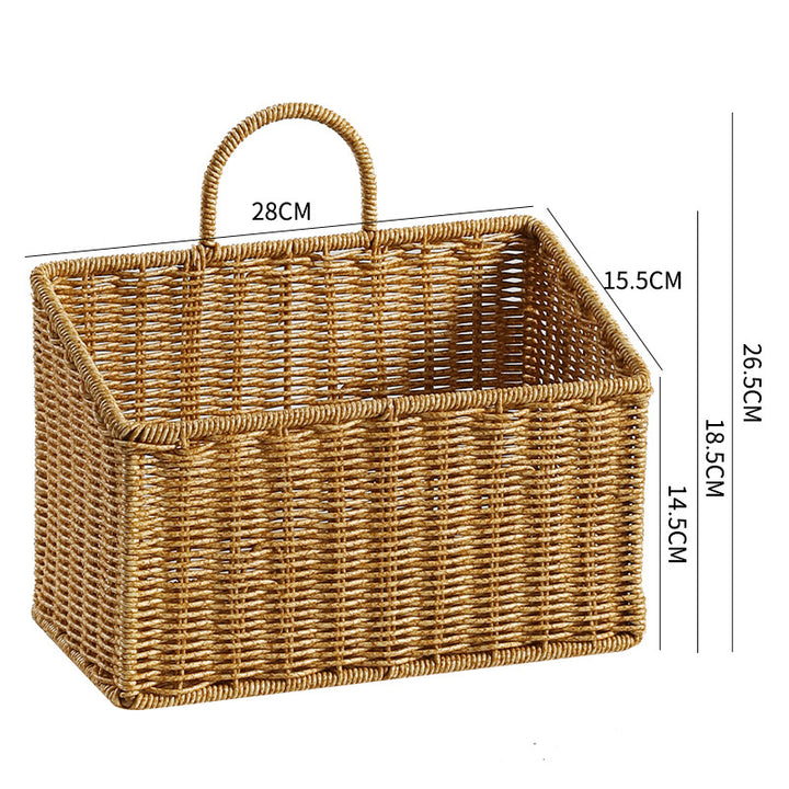 Decorative Woven Storage Basket Bowlift