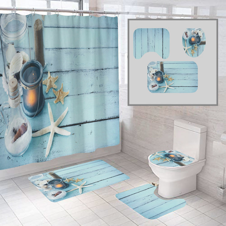 Dolphin-Themed Bathroom Decor Set Bowlift