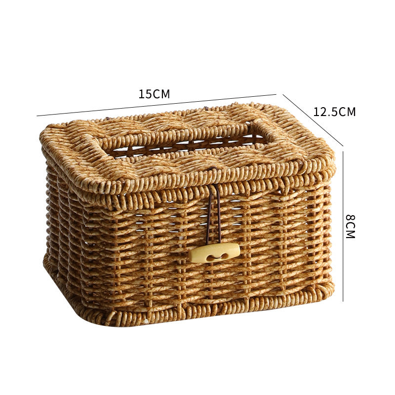 Handwoven Decorative Storage Box Bowlift