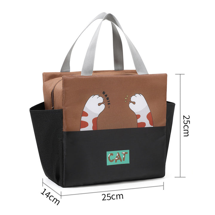 Cooler bag with playful cat motif Bowlift