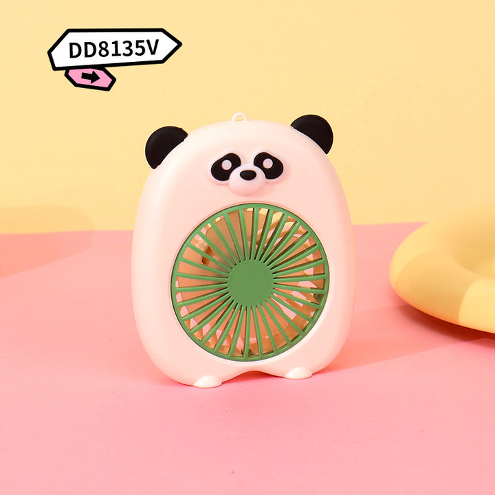 Women's Portable Hand Fan in Cute Pig Design Bowlift