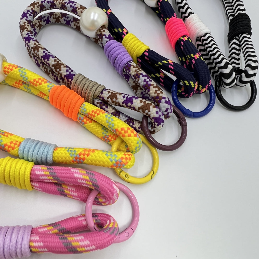 Colorful Braided Phone Lanyard Holder Bowlift
