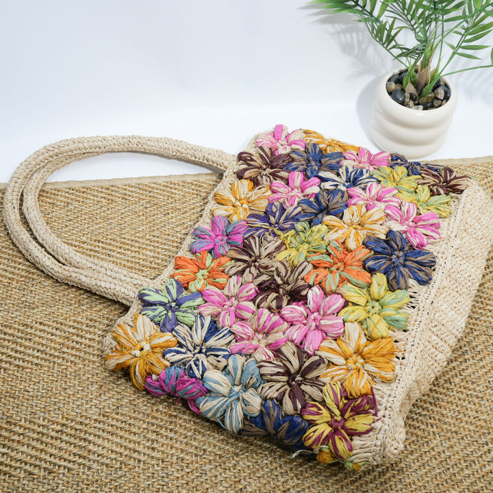 Handcrafted Decorative Flower Bag Bowlift