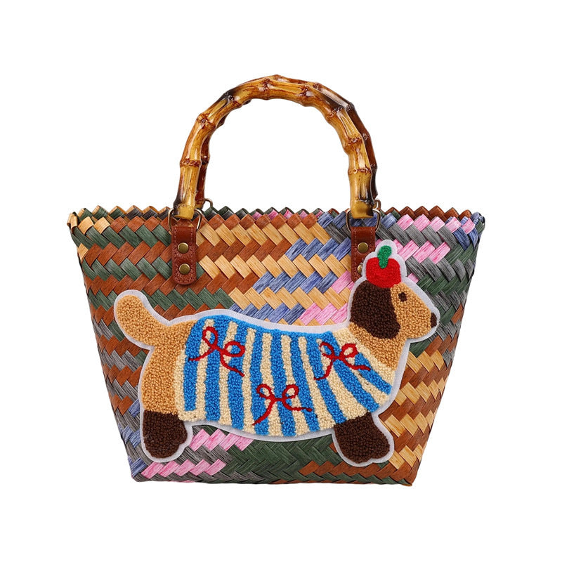 Shoulder bag with playful dog motif Bowlift