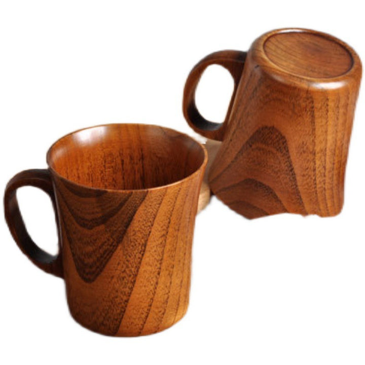 Wooden cup with spoon Bowlift