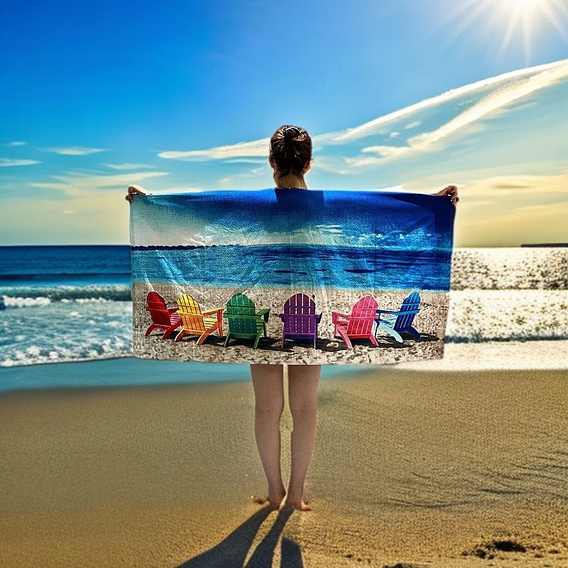 Artistic Beach Towel Bowlift