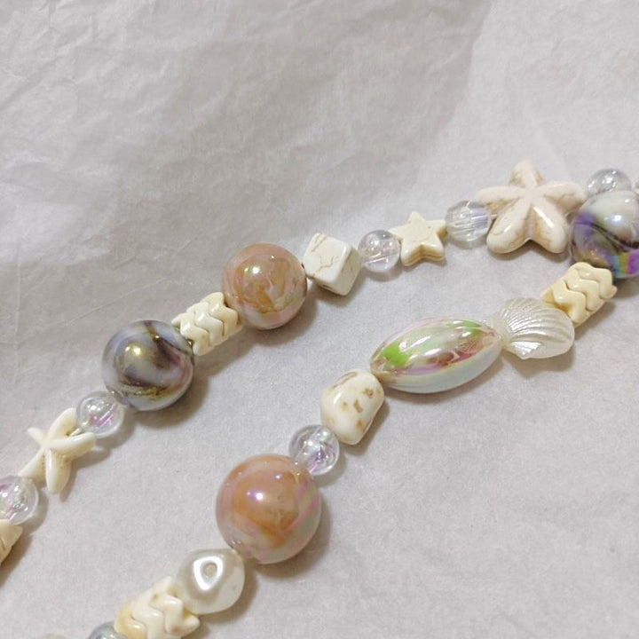 Sea-Inspired Beaded Necklace Bowlift