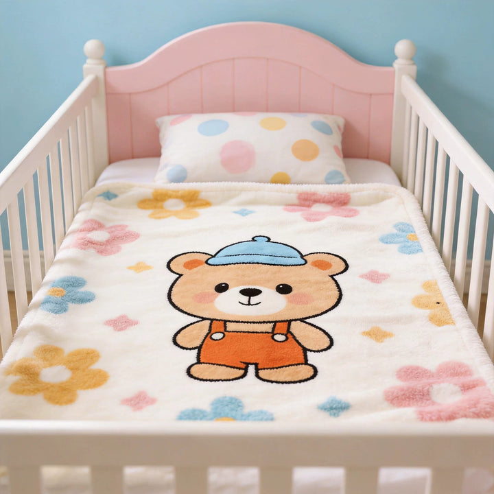 Children's cuddly blanket with animal motif Bowlift