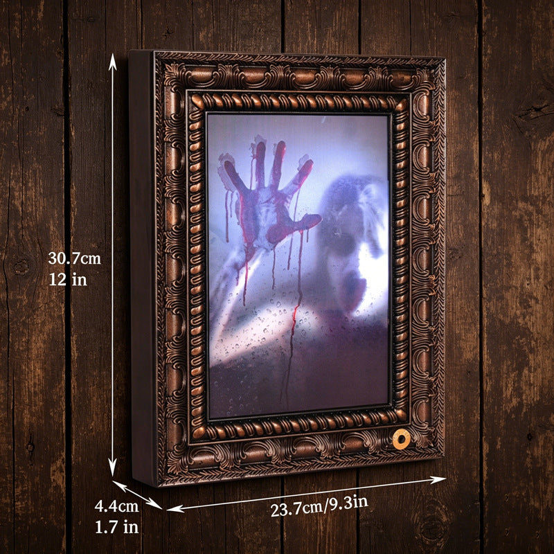 Animated Flaming Skull Wall Art Bowlift