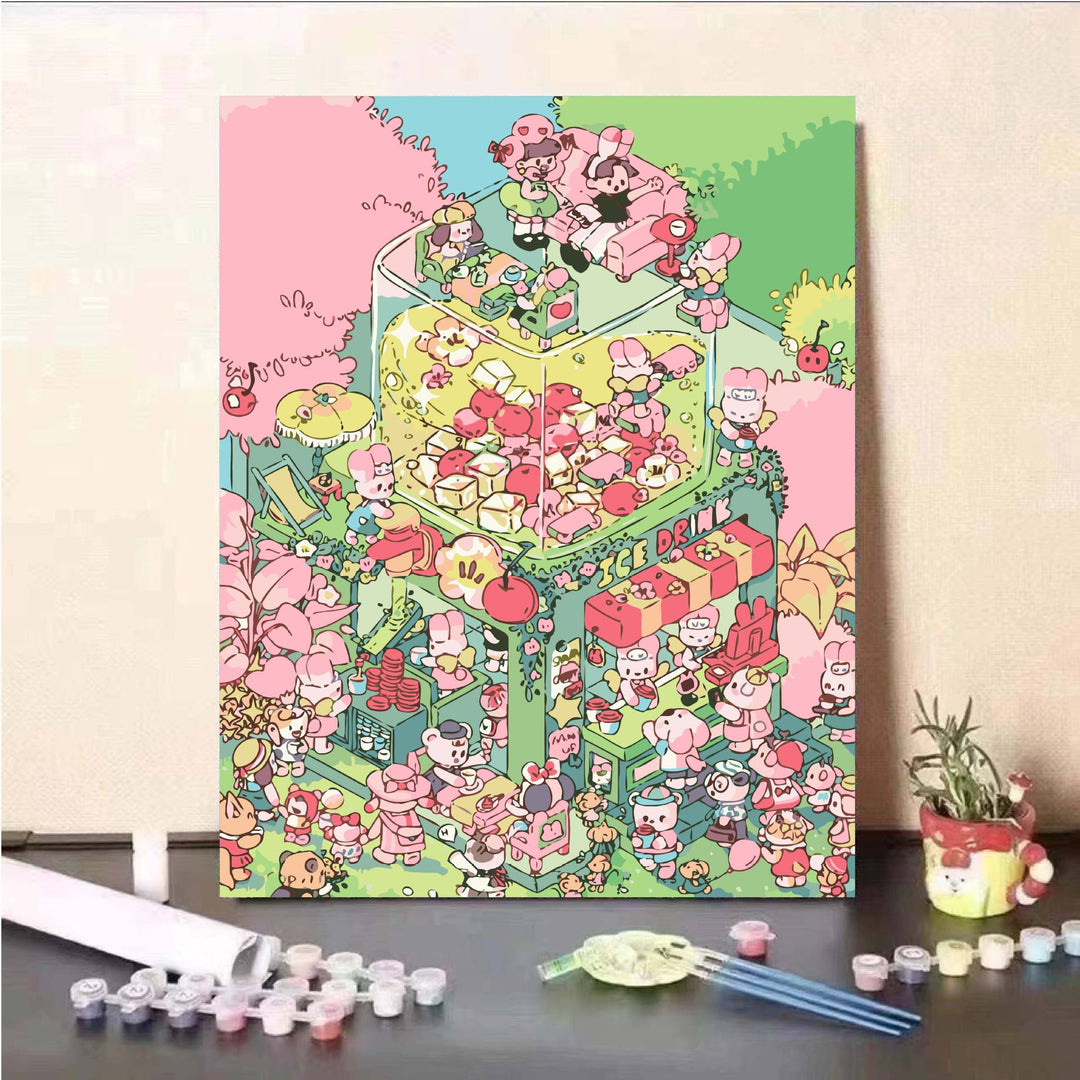 Scenic Landscape Paint by Numbers Kit Bowlift