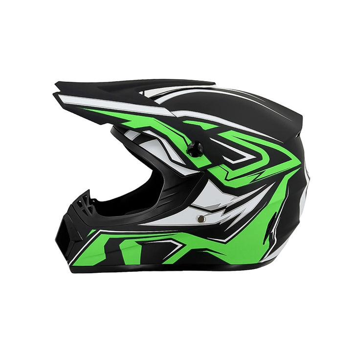 full-face motocross helmet with extended visor and reinforced chin guard Bowlift