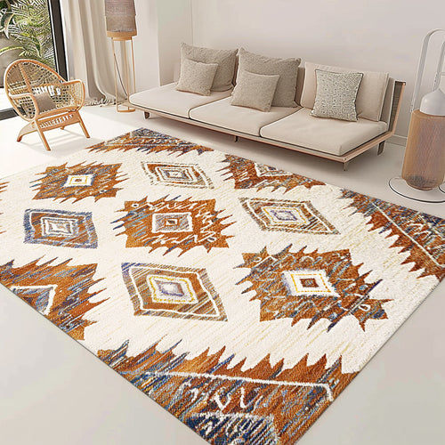 Bohemian Pattern Area Rug Bowlift