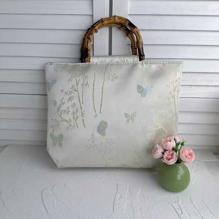 High-quality cotton tote bag with bamboo handles Bowlift