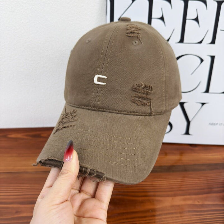 Men's Distressed Cap Bowlift