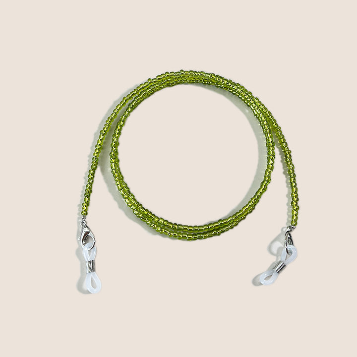 Elegant Beaded Eyewear Retention Necklace Bowlift