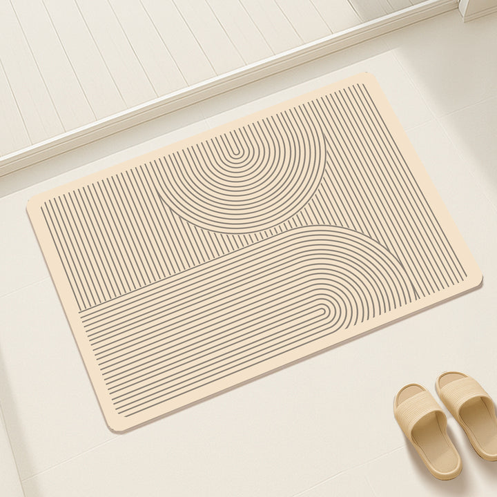 Geometric Pattern Kitchen Mat