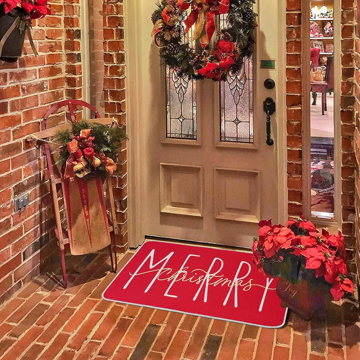 Festive Holiday Door Mat Bowlift
