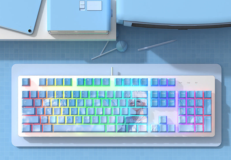 Artistic Themed Mechanical Keyboard Bowlift