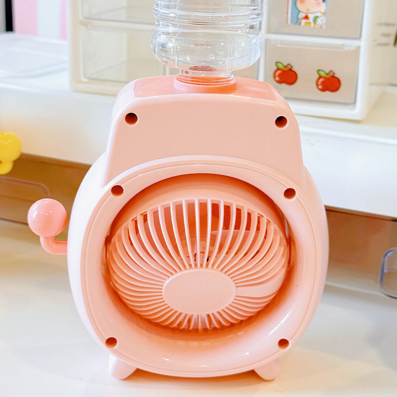 Portable USB fan with water spray function Bowlift
