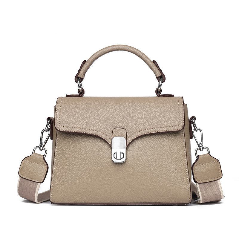 Elegant Leather Handbag Bowlift