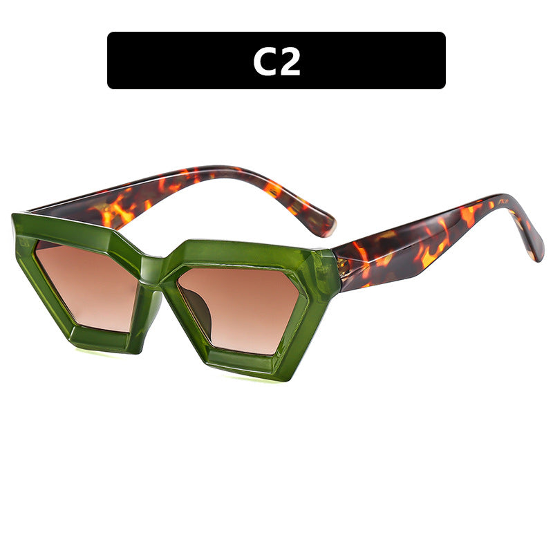 Ladies eye-catching sunglasses in unique hexagon design Bowlift