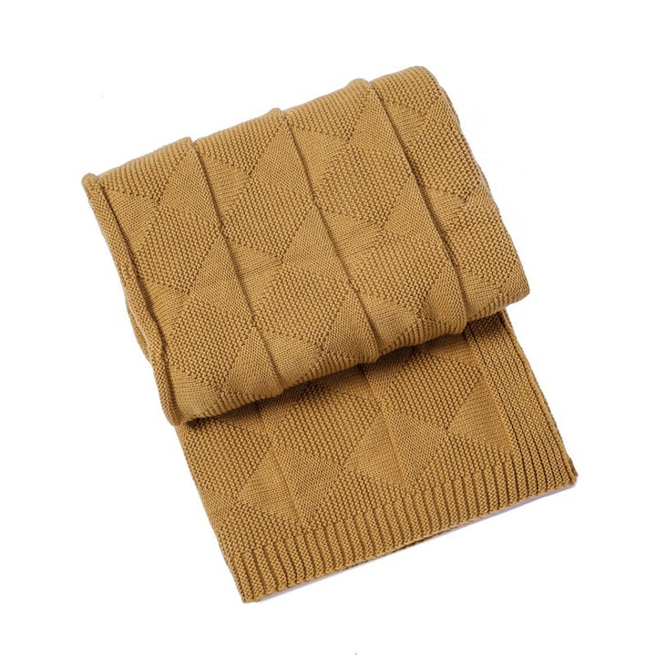 Cozy Knitted Throw Blanket Bowlift