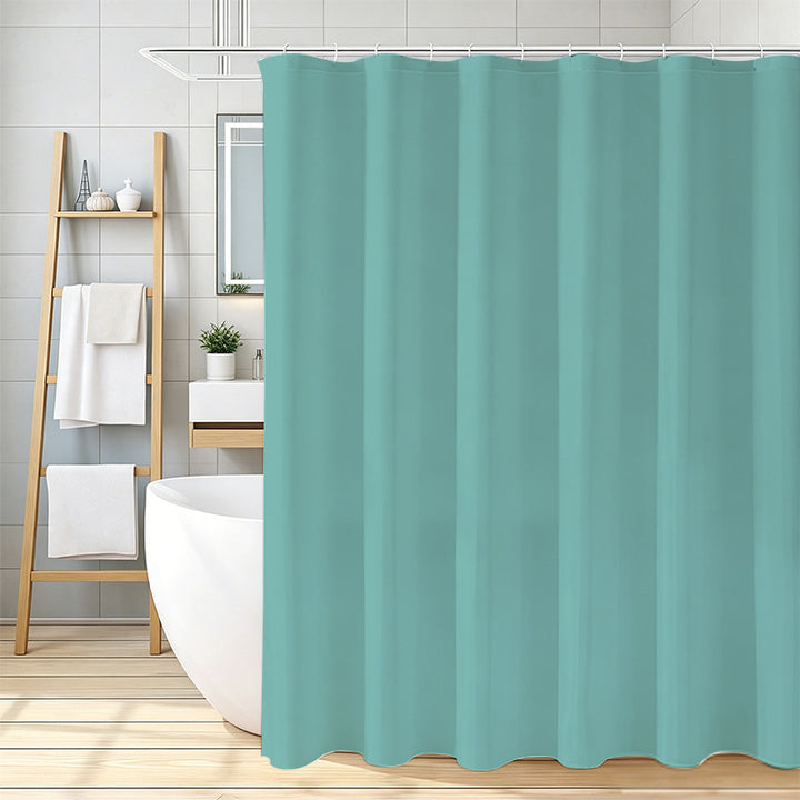 Waterproof Fabric Shower Curtain Bowlift