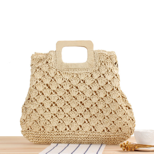 Macrame Tote Bag with Stylish Handle Bowlift