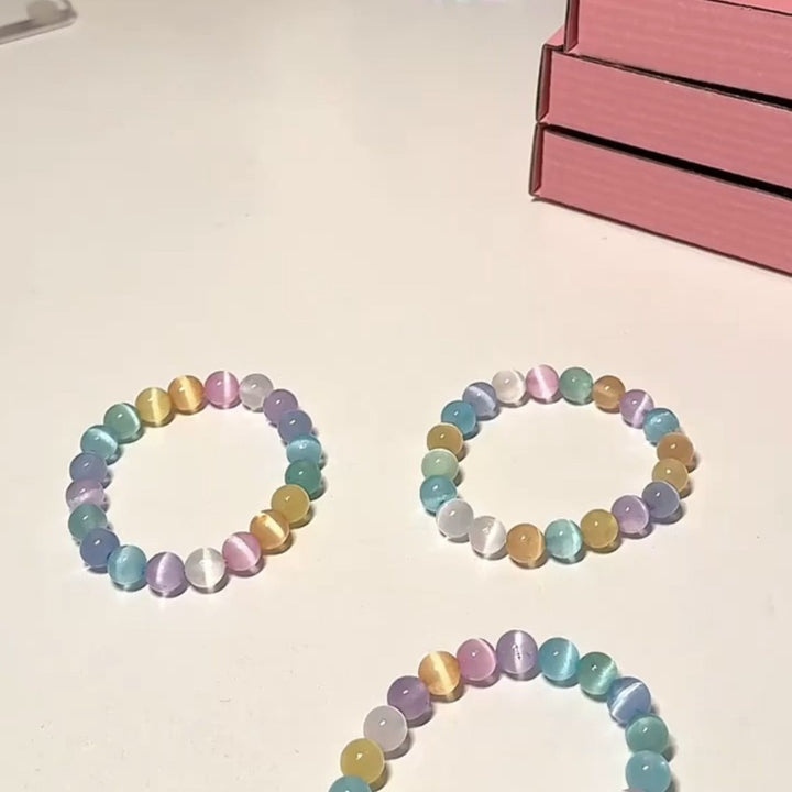 Colorful Beaded Stretch Bracelet Bowlift