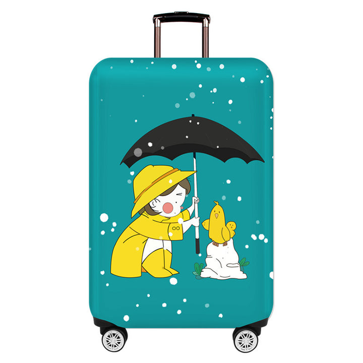 Women's Hard Shell Suitcase with Charming Children's Design Bowlift