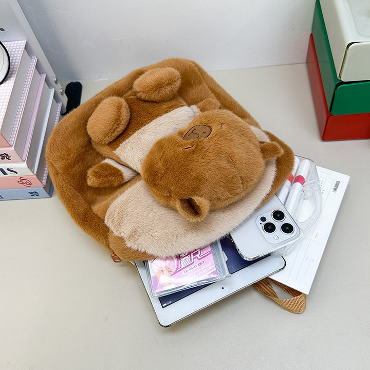 Plush backpack with animal cuddly motif Bowlift