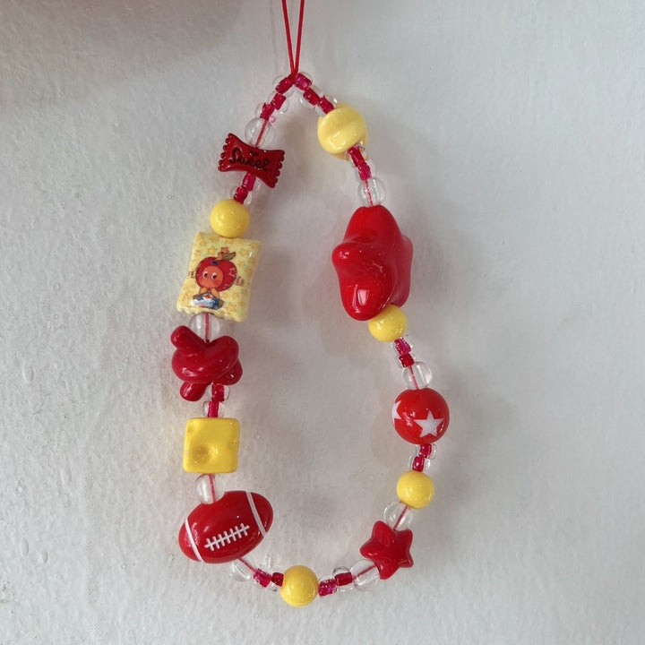 Colorful Themed Beaded Charm Lanyard Bowlift