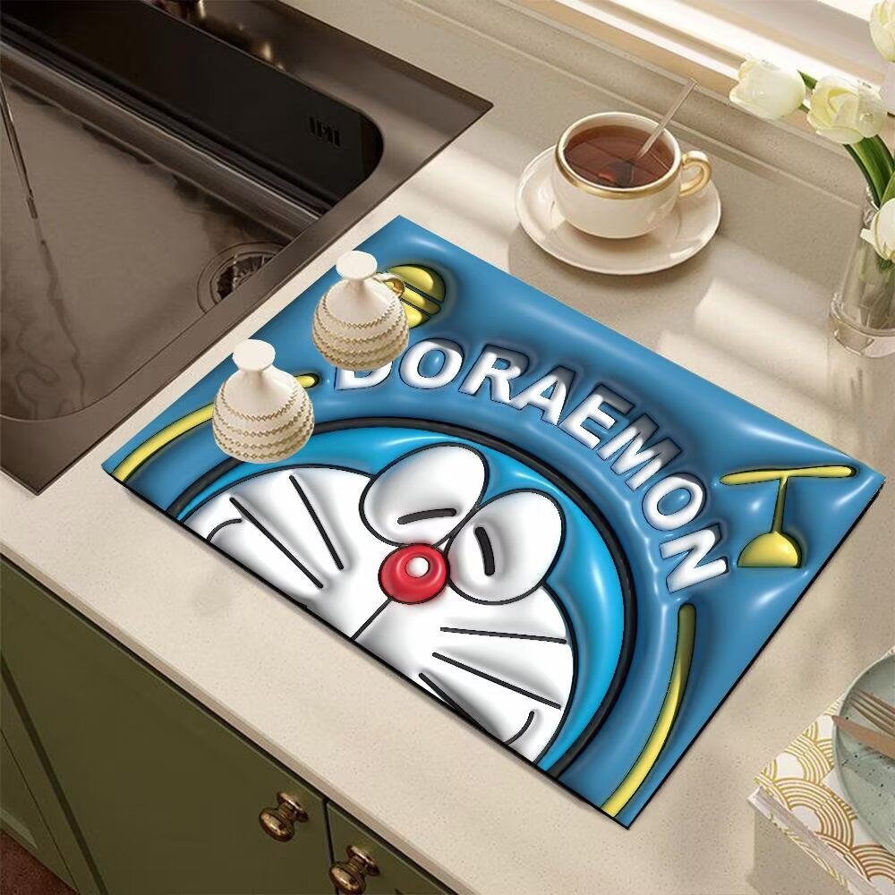 Cute Cartoon Dog-Themed Kitchen Mat Bowlift