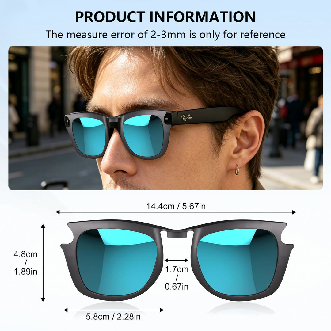 Fashion sunglasses with polarized lenses Bowlift