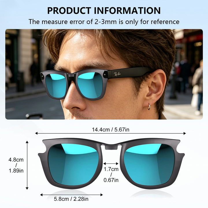 Fashion sunglasses with polarized lenses Bowlift