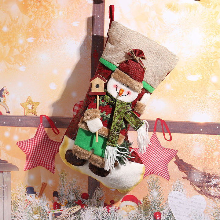 Cute Christmas stocking with reindeer design Bowlift