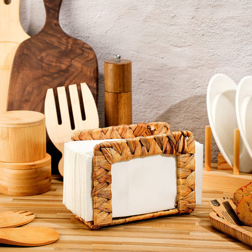 Natural Fiber Tissue Box Holder Bowlift