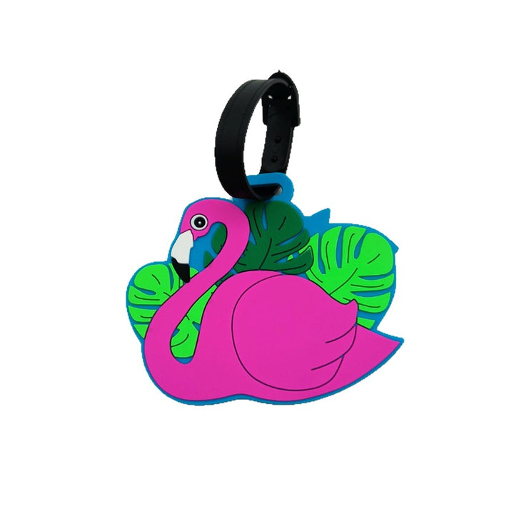 Fun Flamingo-Shaped Luggage Tag Bowlift