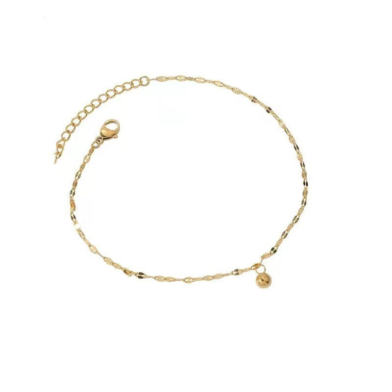 Dainty Hearts Chain Anklet Bowlift
