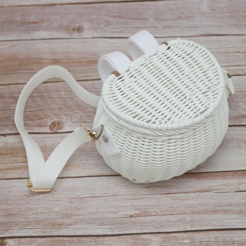 Stylish Woven Crossbody Bag Bowlift