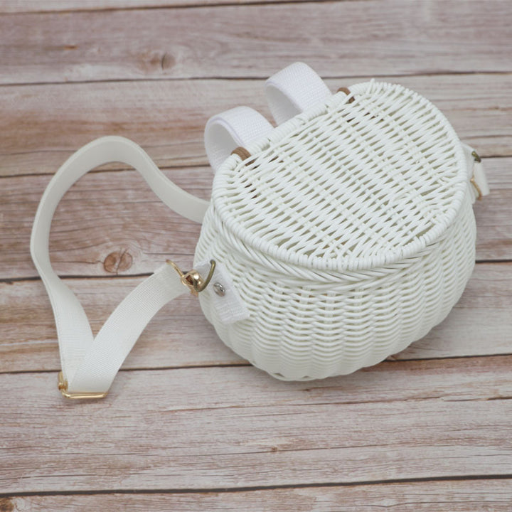 Stylish Woven Crossbody Bag Bowlift